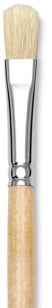 Hog Bristle Filbert Brush