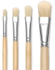 Hog Bristle Filbert Brushes