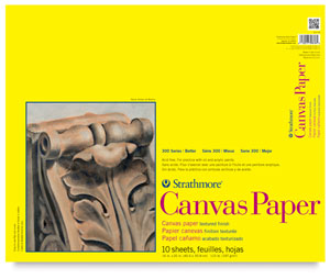 Canvas Paper Pad, 10 Sheets 16" × 20"