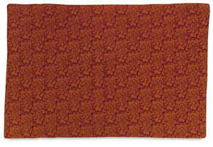 Peacock, Orange/Burgundy