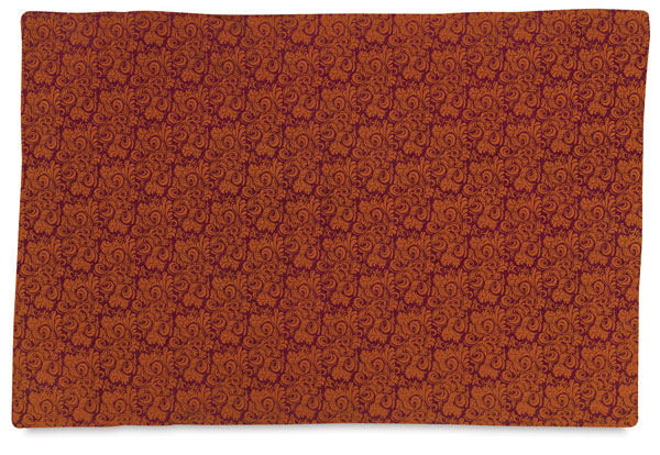 Peacock, Orange/Burgundy