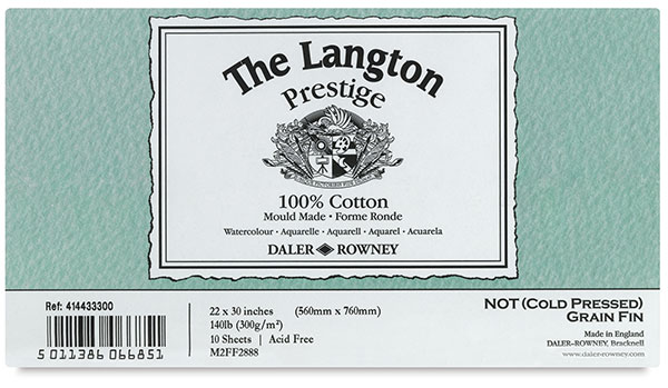 Cold Press, Package of 10 Sheets