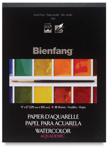 Aquademic Paper, 9" &times; 12" Pad
