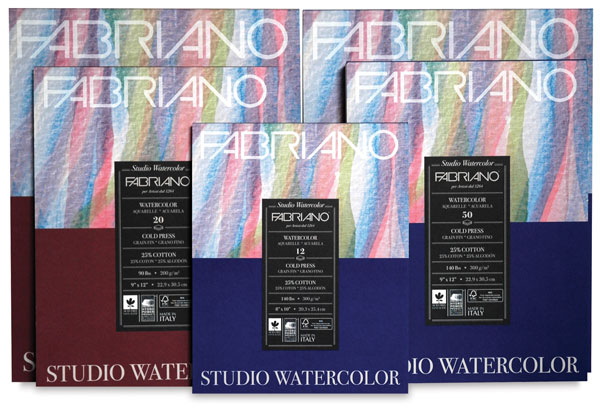 Fabriano Studio Watercolor Pads