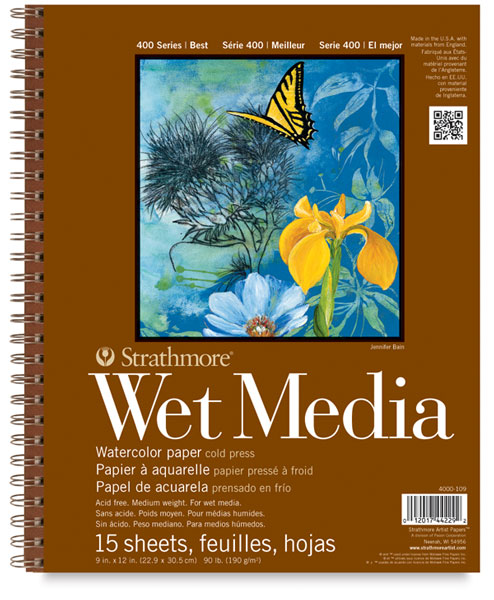 Wet Media Pad, 15 Sheet Pad