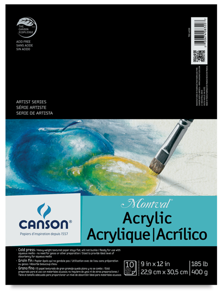 Acrylic Paper Pad, 10 Sheets