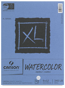 Watercolor Pad, Euro Fold Watercolor Pad, Euro Fold