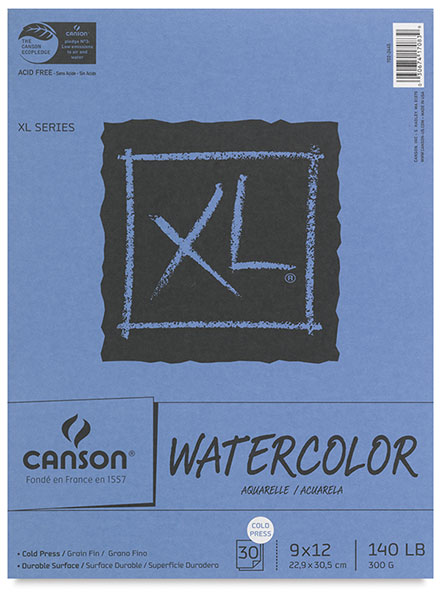 Watercolor Pad, Euro Fold