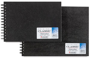 Watercolor Sketchbook, 12" × 9" with FREE 10" × 7" size Watercolor Sketchbook, 12" × 9" with FREE 10" × 7" size