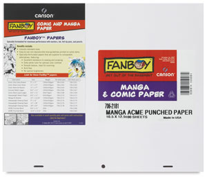Hole Punched Paper, 10&frac12;" &times; 12&frac12;"