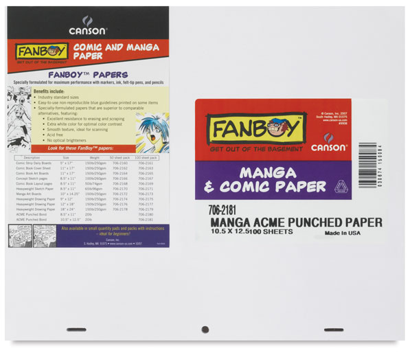 Hole Punched Paper, 10&frac12;" &times; 12&frac12;"
