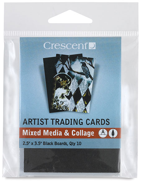 Mixed Media and Collage, Black,  Package of 10 