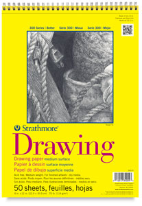 Drawing Pad, 50 Sheets Wire Bound