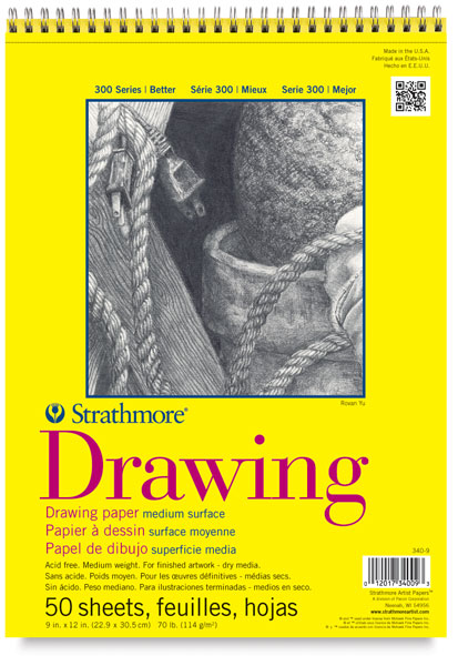 Drawing Pad, 50 Sheets Wire Bound