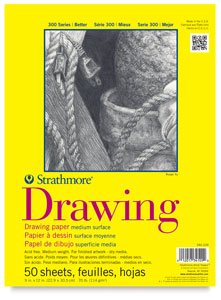 Drawing Pad, 50 Sheets Glue Bound