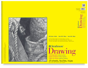 Drawing Pad, 25 Sheets Wire Bound