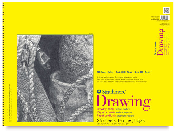 Drawing Pad, 25 Sheets Wire Bound