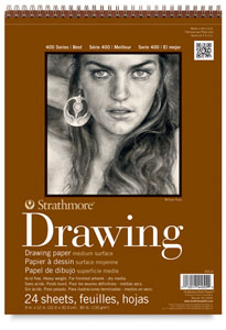 Drawing Paper, 24 Sheet Pad 9" x 12"