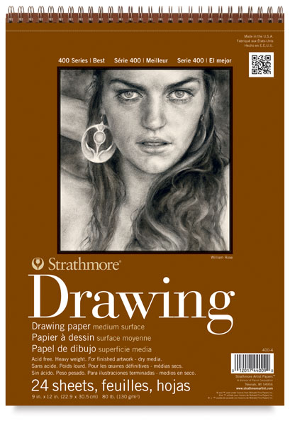 Drawing Paper, 24 Sheet Pad 9" x 12"