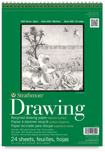 Drawing Pad, 24 Sheets Portrait Drawing Pad, 24 Sheets Portrait