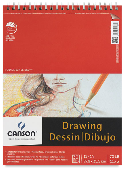 Drawing Pad, 30 Sheets  11"&nbsp;&times;&nbsp;14" 