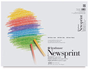 Newsprint Pad, 100 Sheets 18" × 24"