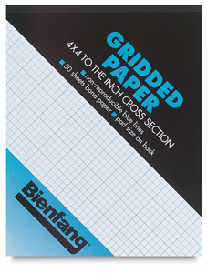 Gridded Paper, 4 &times 4 Grid