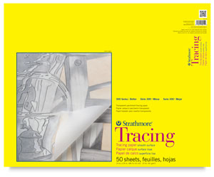 Tracing Paper Pad, 50 Sheets 19" × 24"