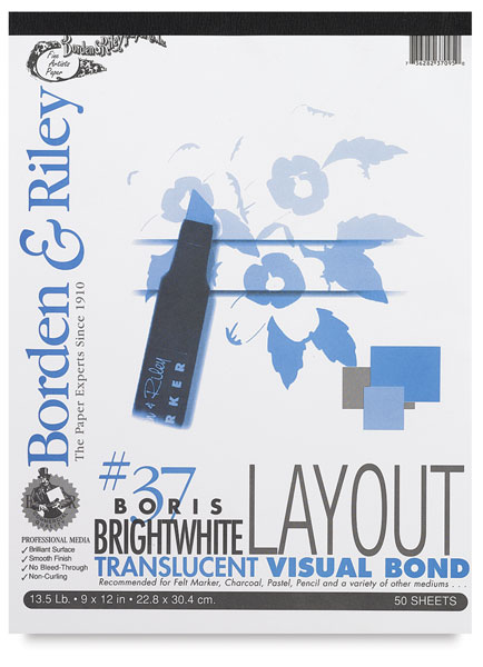 Boris Layout Paper, 50 Sheet Pad