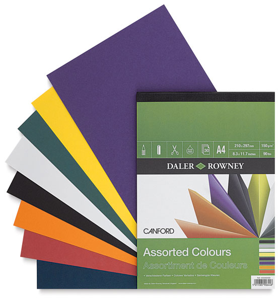 Assorted Colors, 30-Sheet Pad