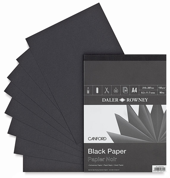 Black, 30-Sheet Pad