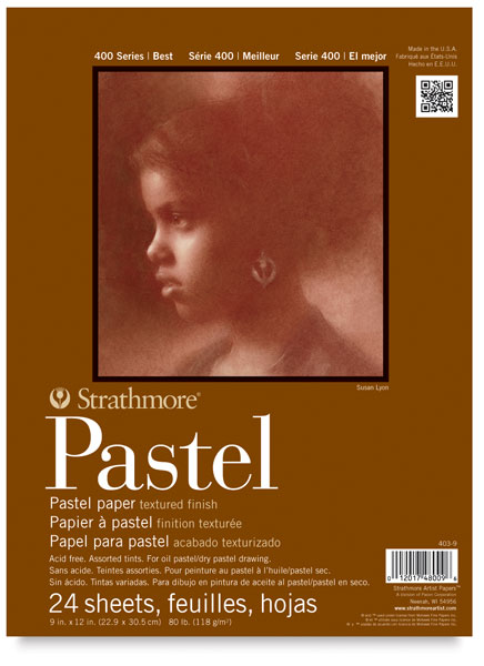 Pastel Paper Pad, 24 Sheets 9" × 12"