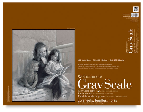 Gray Scale Pad, 15 Sheets 18" &times; 24"