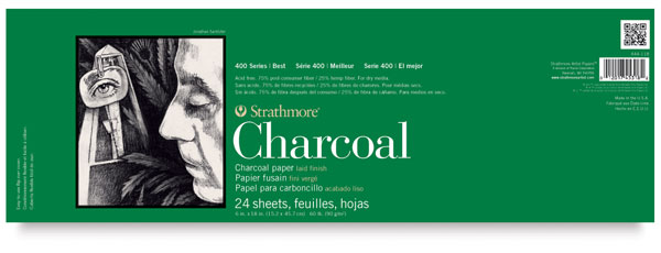 Charcoal Pad, 24 Sheets Landscape