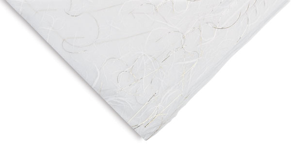 White with Gold Thread