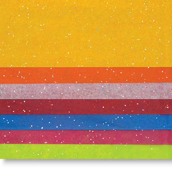 Glitter Kolorfast Tissue