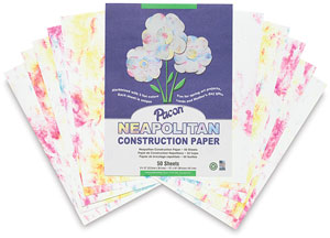 Neopolitan Construction Paper, Pkg of 50