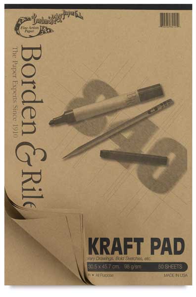 Kraft Paper Pad, 12" &times; 18"