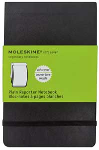 Plain Reporter Soft Cover Notebook