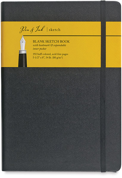 Blank Sketchbook, 96 Sheets 5½" × 8" Portrait
