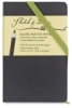 Blank Sketch Book with Green Accents, 64 Sheets 3½" × 5½" Portrait