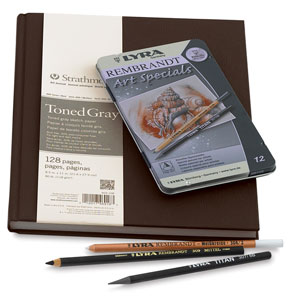 400 Series Toned Gray Sketch Art Journal Value Pack
