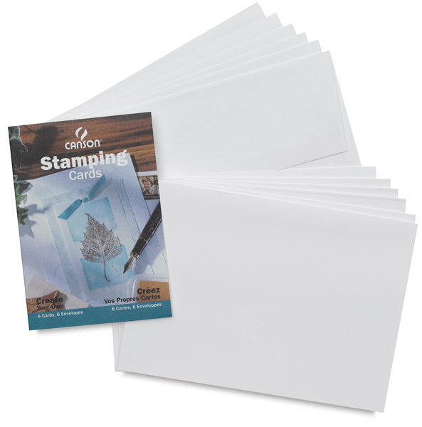 Stamp Cards with Env, Pkg of 6 Stamping