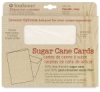 Sugar Cane Cards and Envelopes, Box of 10 Smooth, Ivory