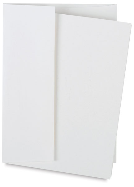 100% Recycled Fiber Card and Envelope Smooth, Bright White