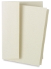 30% Recycled Fiber Card and Envelope Textured, Cream