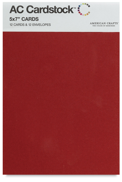 Blank Cards and Envelopes, Rouge