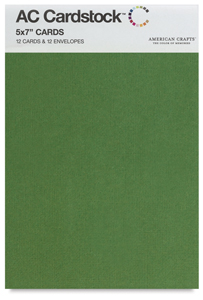 Blank Cards and Envelopes, Evergreen