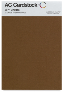 Blank Cards and Envelopes, Chestnut