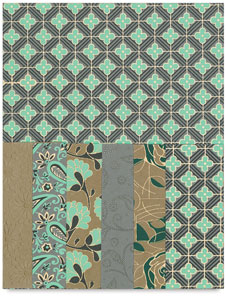 Olive and Teal